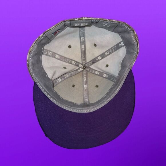 New Era MN Vikings Salute the Soldiers Fitted Cap 7 3/8 - Picture 4 of 7